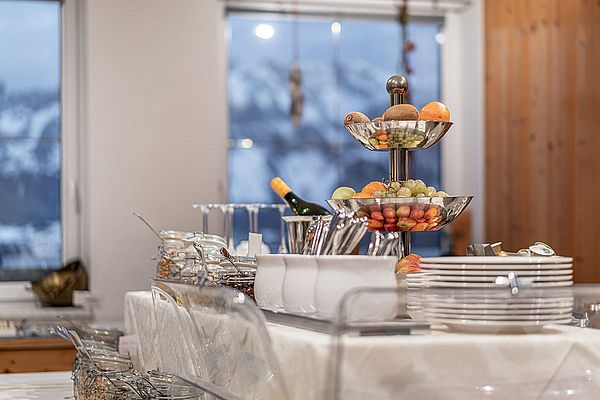 Frühstücksbuffet im Hotel winterer