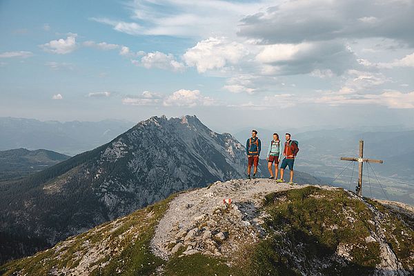 Wanderung zum Gipfel