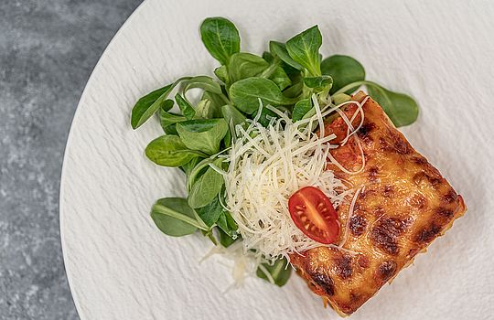 Lasagne im Hotel Winterer