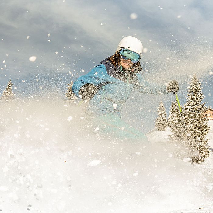 Abseits der Piste Skifahren