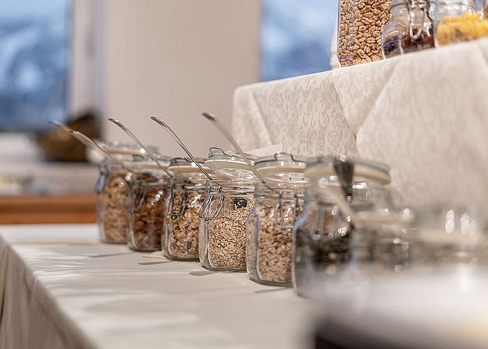 Frühstücksbuffet im Hotel Winterer