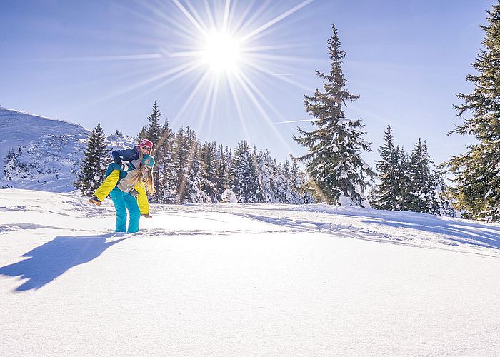 Sommerliches Wetter abseits der Piste