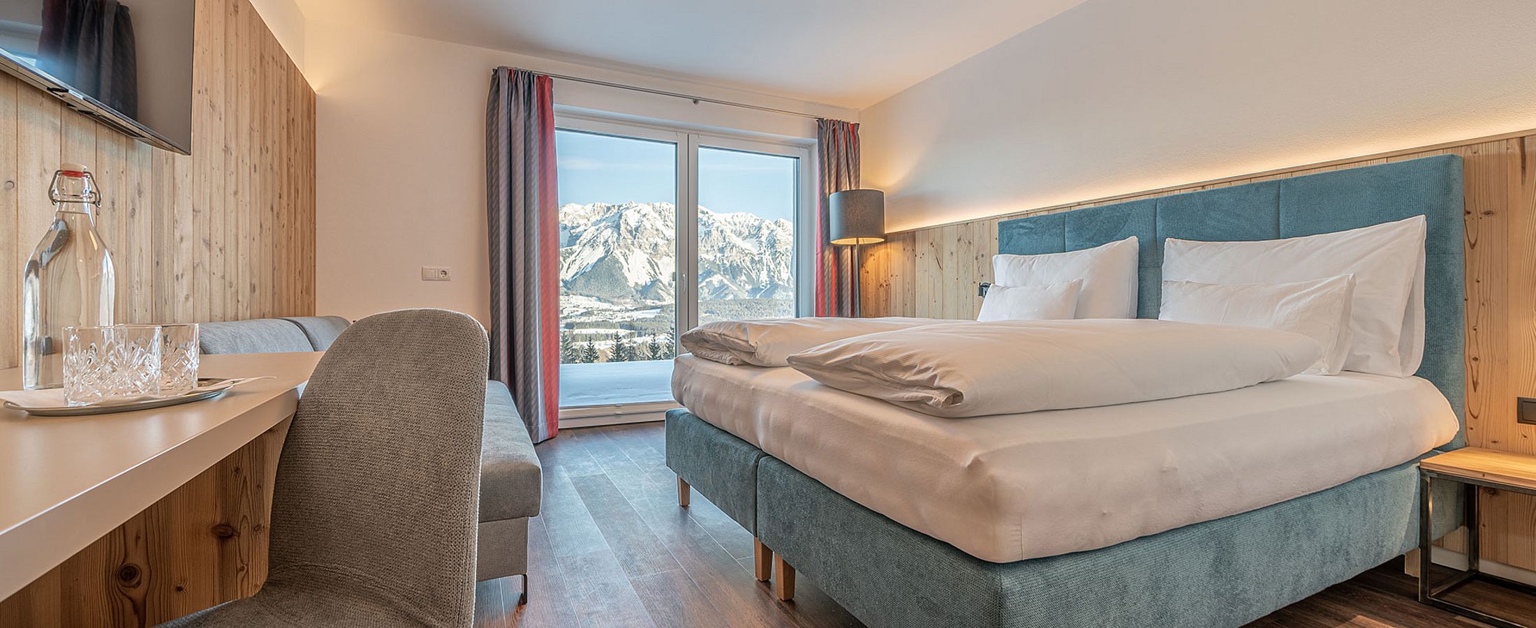 Doppelbettzimmer im Hotel Winterer