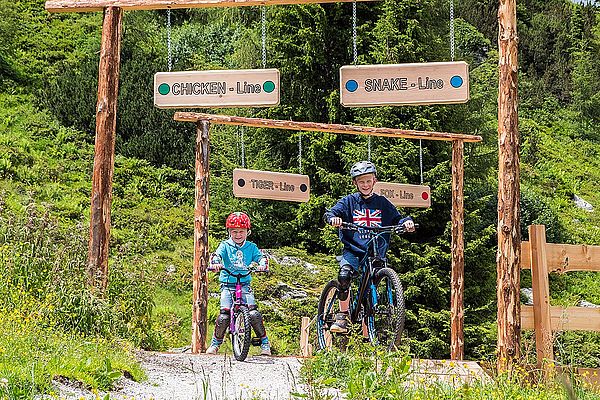 Biken am Trail in Schladming